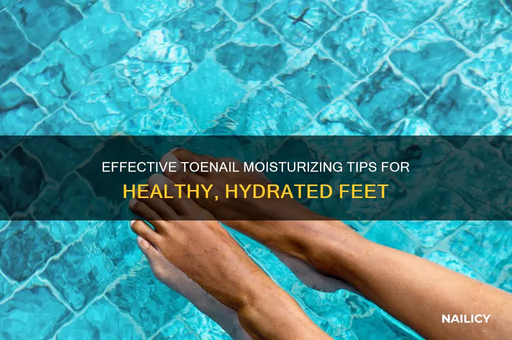 how to moisturize toenails