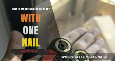 Secure Heavy Objects Effortlessly: One-Nail Mounting Techniques Revealed