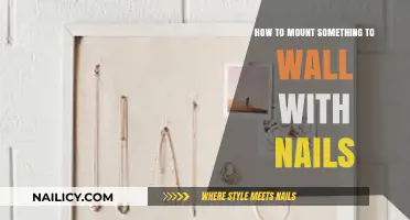 Easy Wall Mounting Guide: Using Nails for Secure Installation