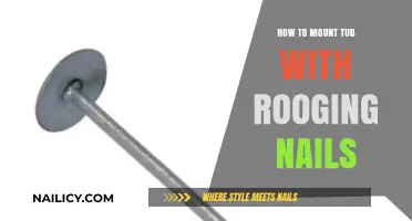 Mounting Your Tub Securely: A Guide to Using Roofing Nails
