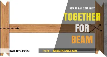 Mastering Joist Assembly: Securely Nailing 2x12 Joists for Strong Beams