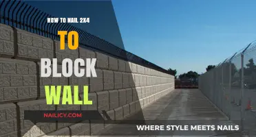 Securely Fastening 2x4s to Block Walls: A Step-by-Step Guide