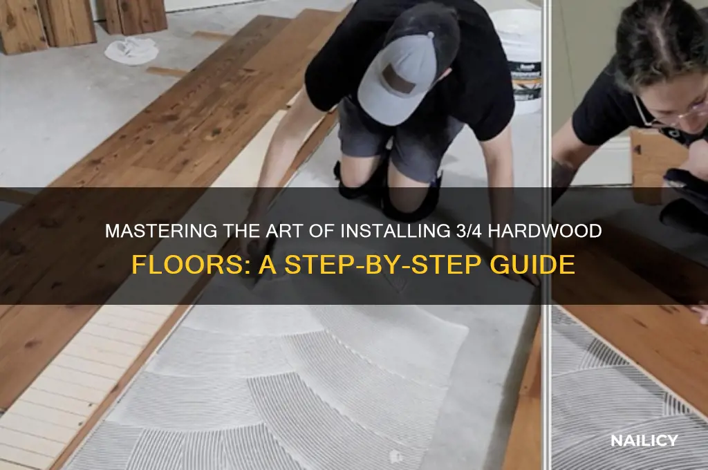 how to nail 3 4 hardwood floor
