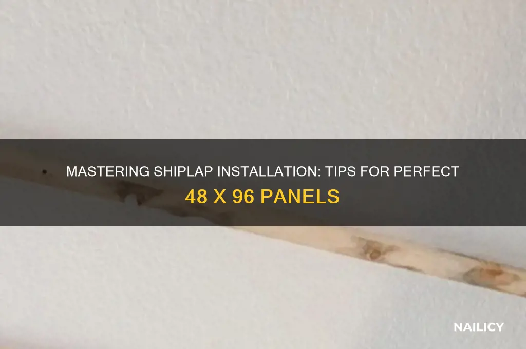 how to nail 48 x 96 shiplap panels