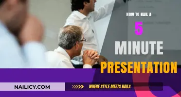 Mastering the Art of Delivering a Perfect 5-Minute Presentation