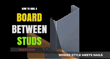 Mastering Wall Mounting: Securely Nailing a Board Between Studs