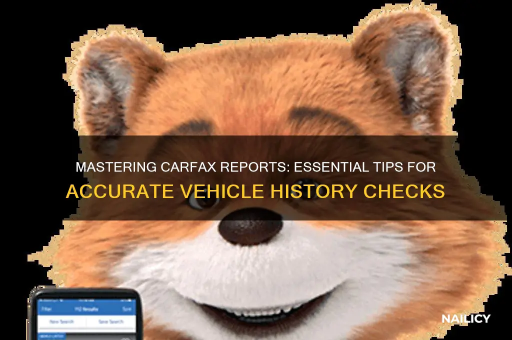 how to nail a carfax