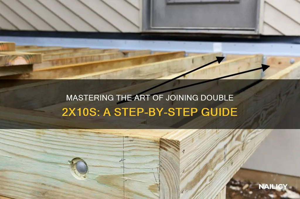 how to nail a double 2x10 together