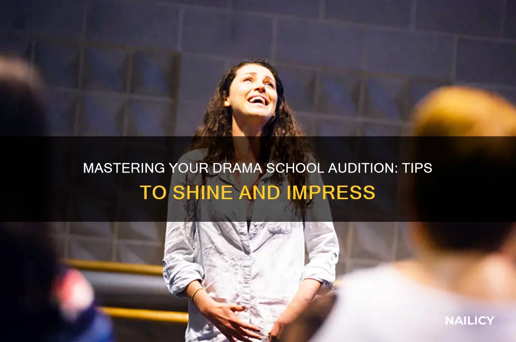 how to nail a drama school audition