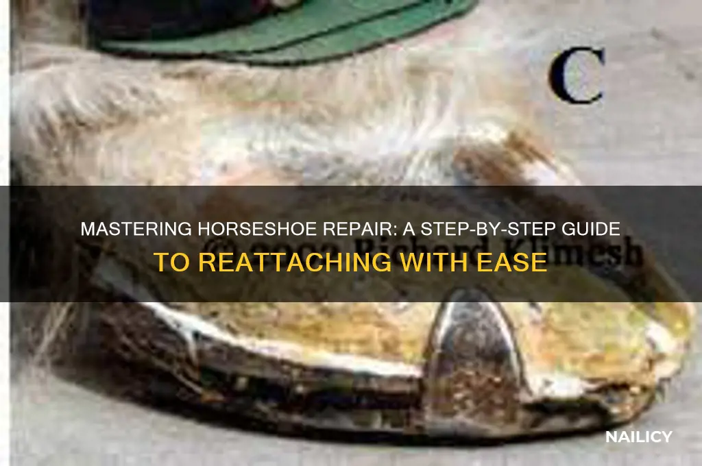 how to nail a horseshoe back on