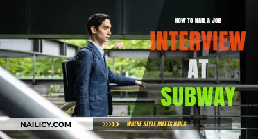 Mastering the Subway Job Interview: Tips to Impress and Succeed