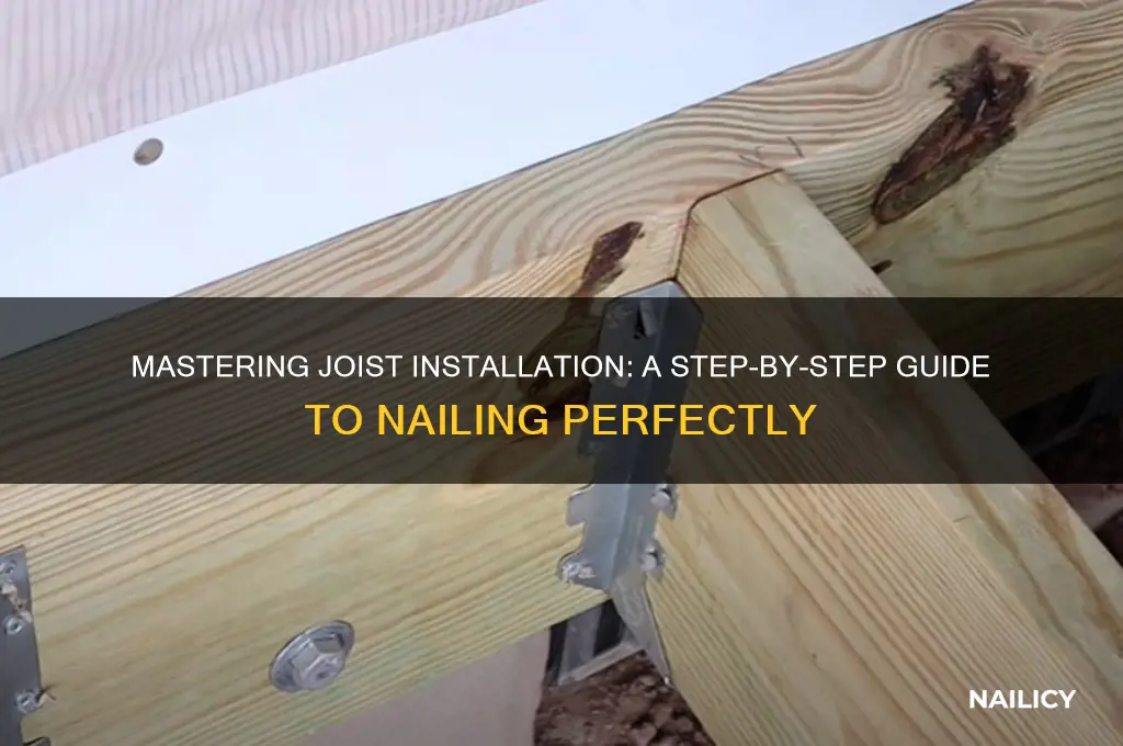 how to nail a joist