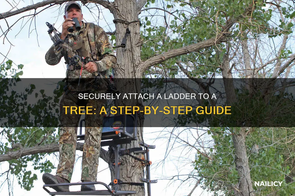 Securely Attach A Ladder To A Tree: A Step-By-Step Guide | Nailicy