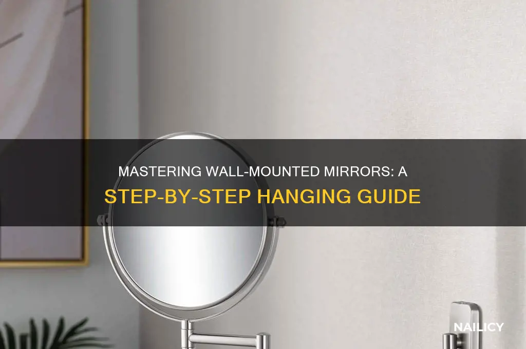 how to nail a mirror to the wall