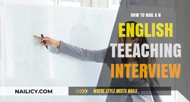 Mastering the Art of Acing Your English Teaching Interview