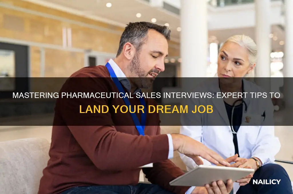 how to nail a pharmaceutical sales interview