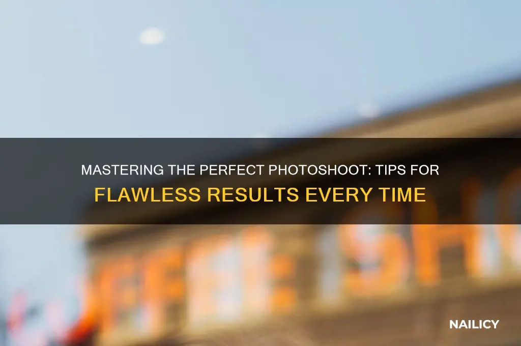 how to nail a photoshoot