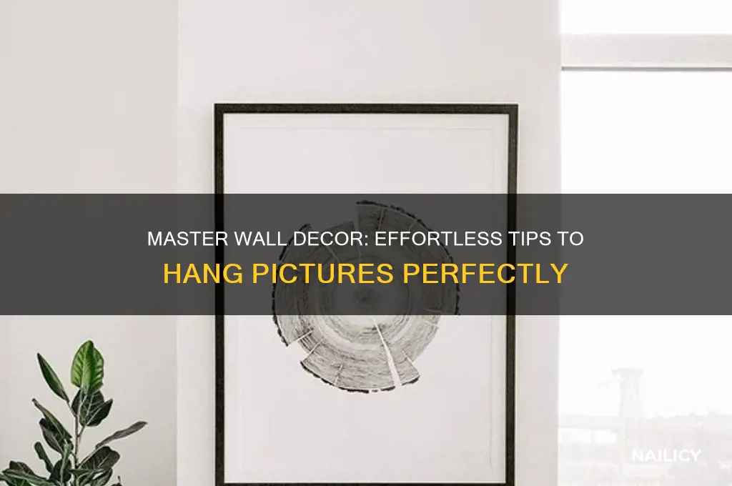 how to nail a picture on the wall