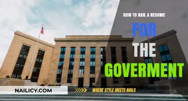 Mastering the Art of Crafting a Winning Government Resume