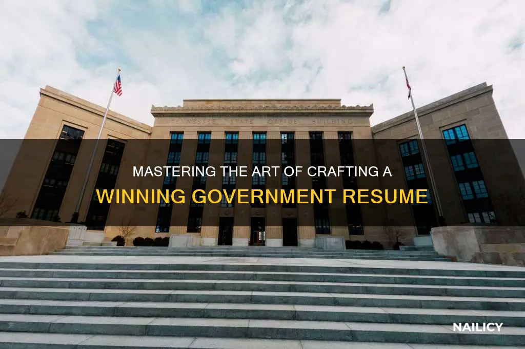 how to nail a resume for the goverment