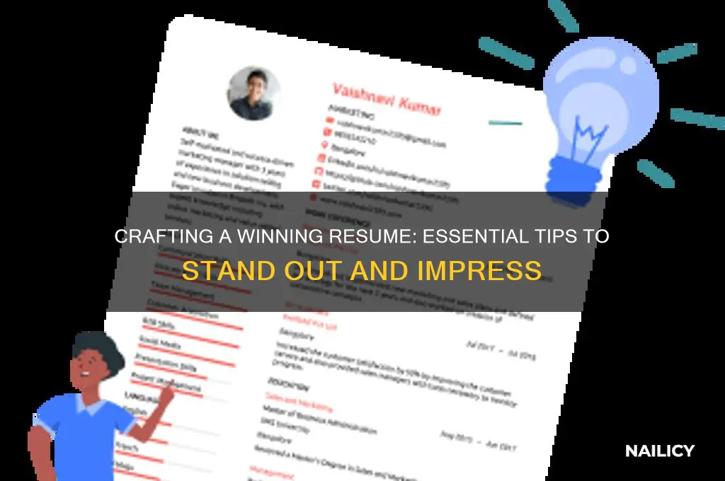 how to nail a resume