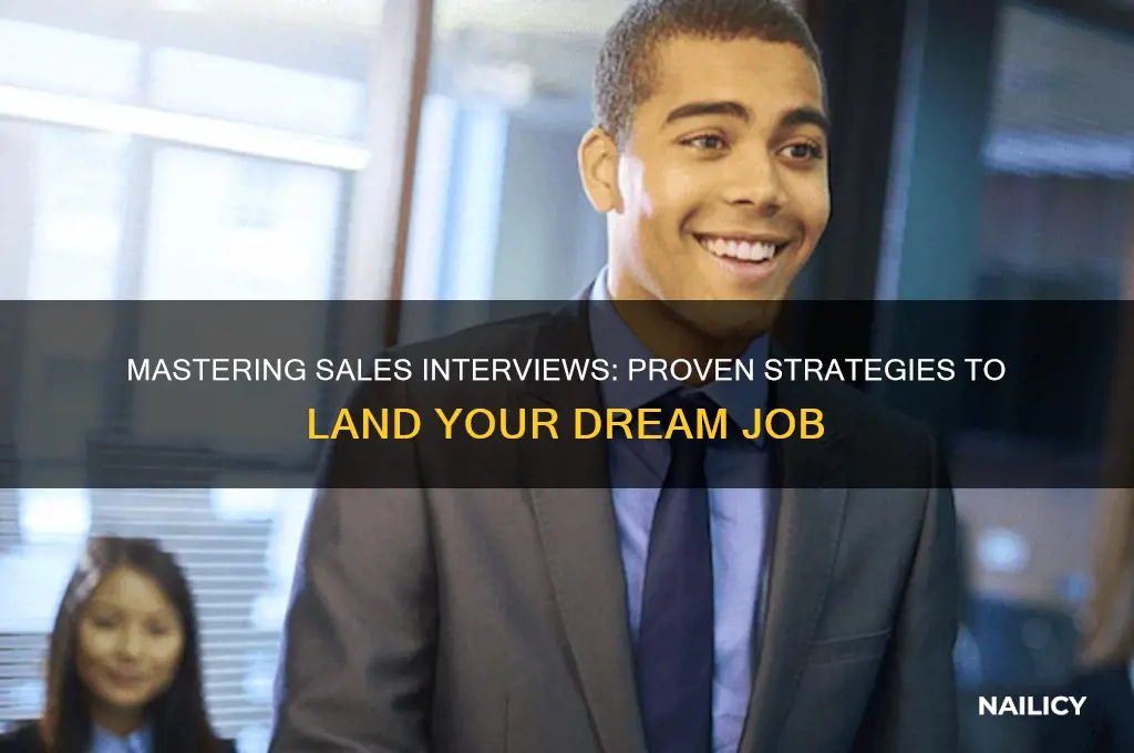 how to nail a sales intervi ew