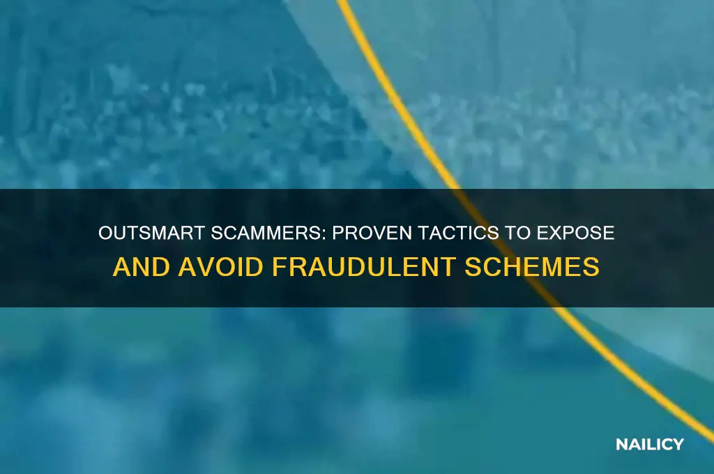 how to nail a scammer