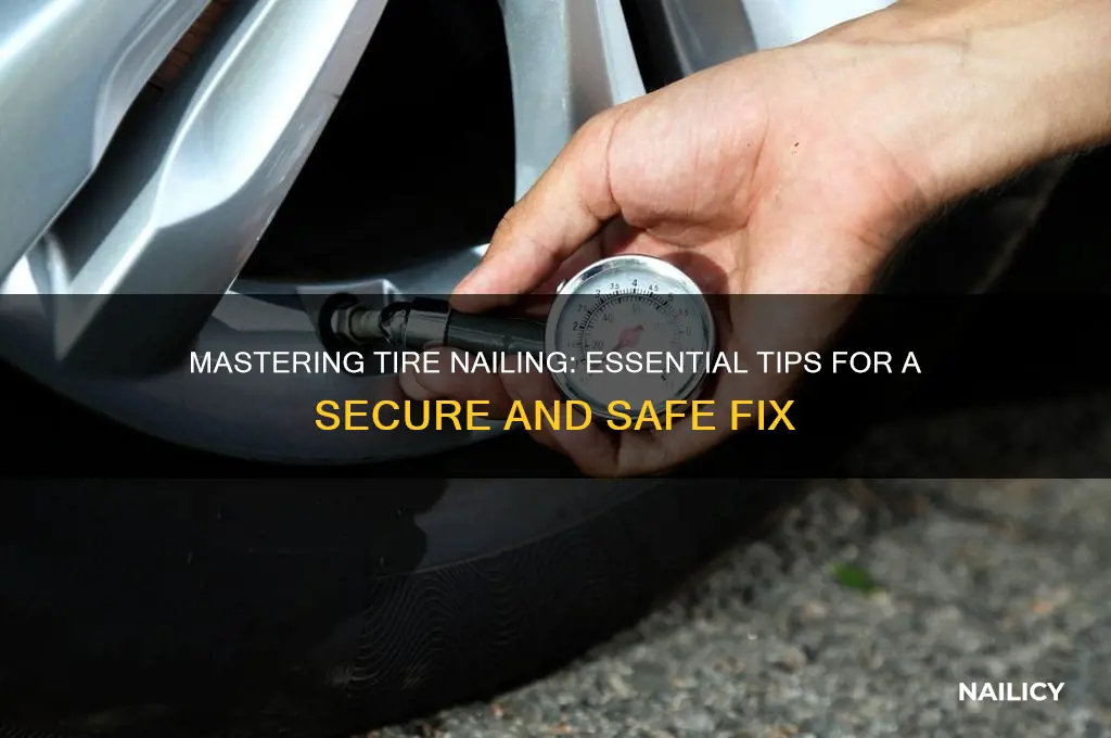 how to nail a tire