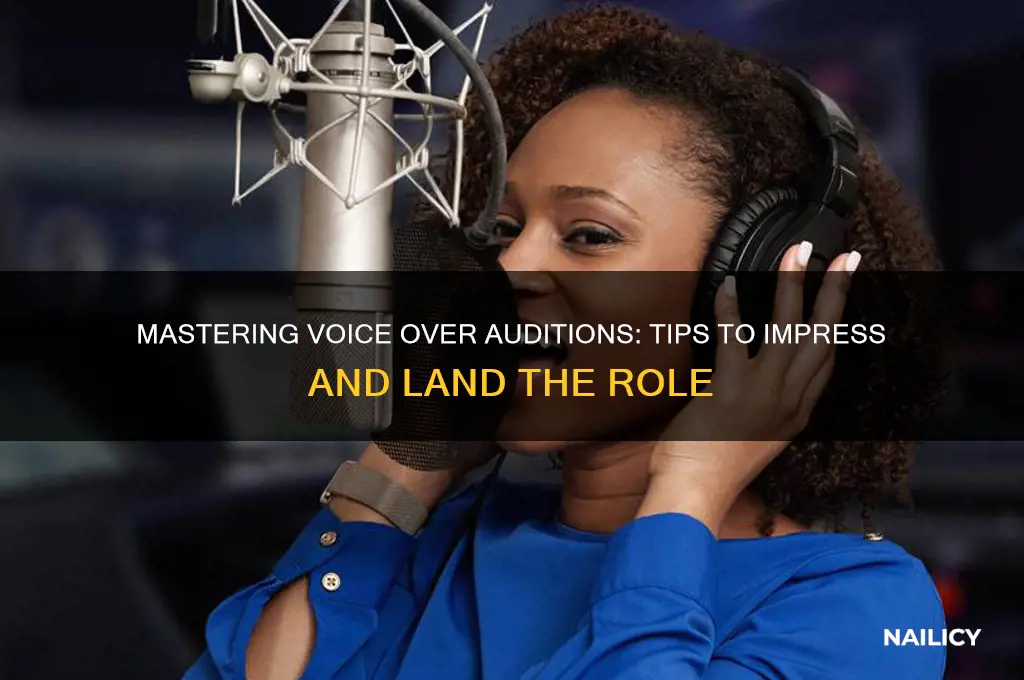 how to nail a voice over audition