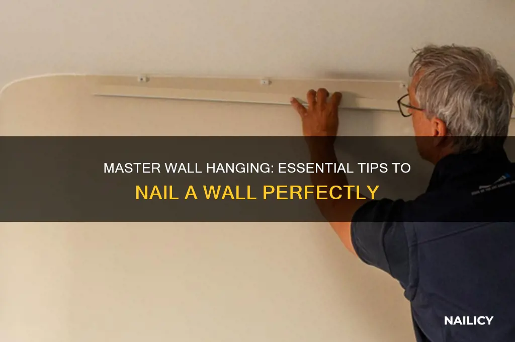 how to nail a wall