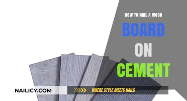 Securely Fastening Wood Boards to Cement: A Step-by-Step Guide