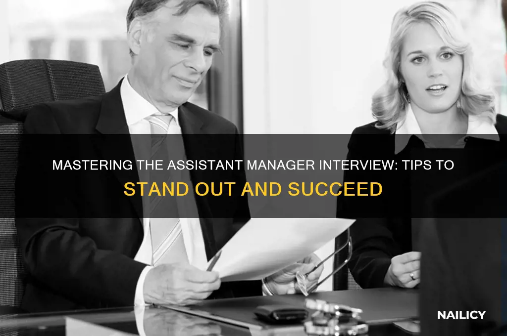 Mastering The Assistant Manager Interview: Tips To Stand Out And ...