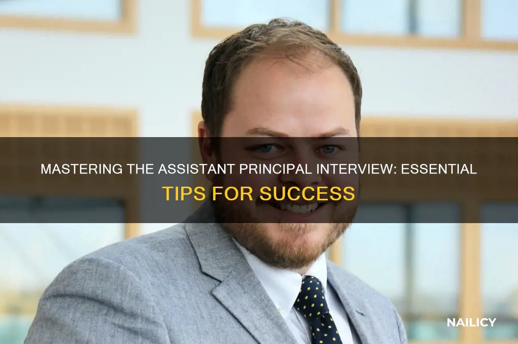 how to nail an assistant principal interview