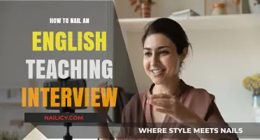 Mastering the Art of Acing Your English Teaching Interview