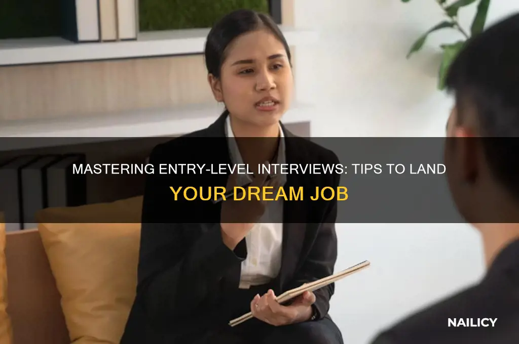 how to nail an entry level job intervidw
