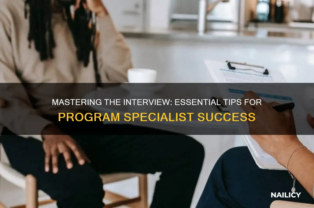 how to nail an interview program specialist