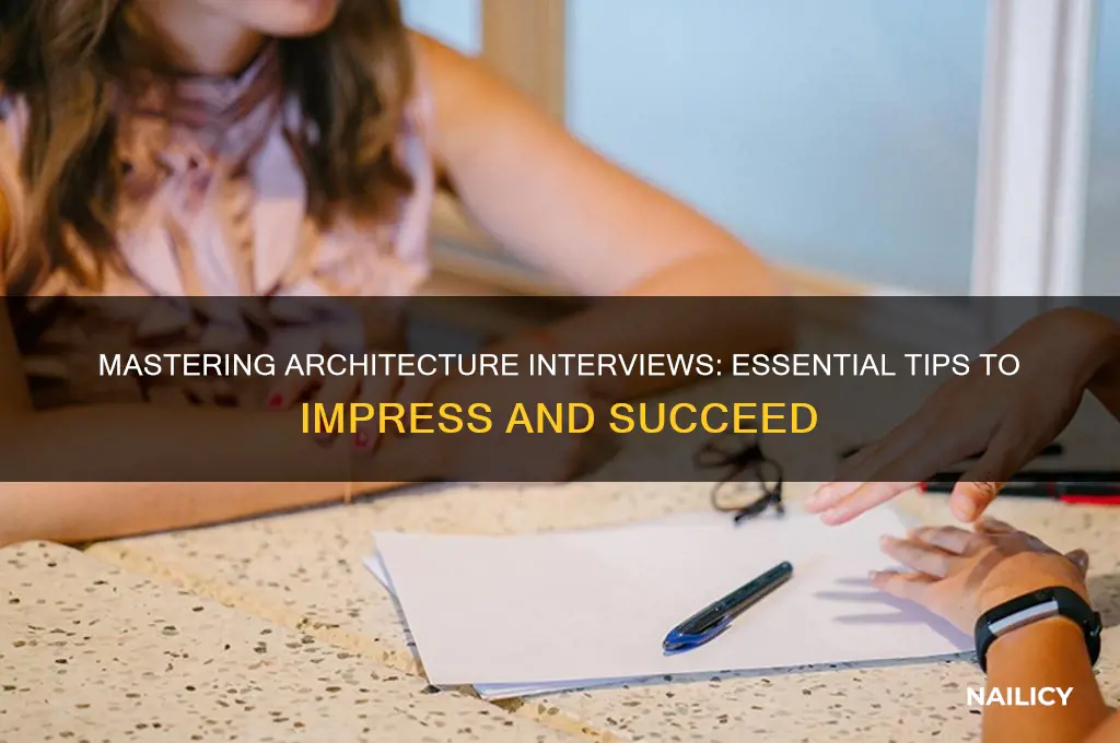 how to nail architecture interview