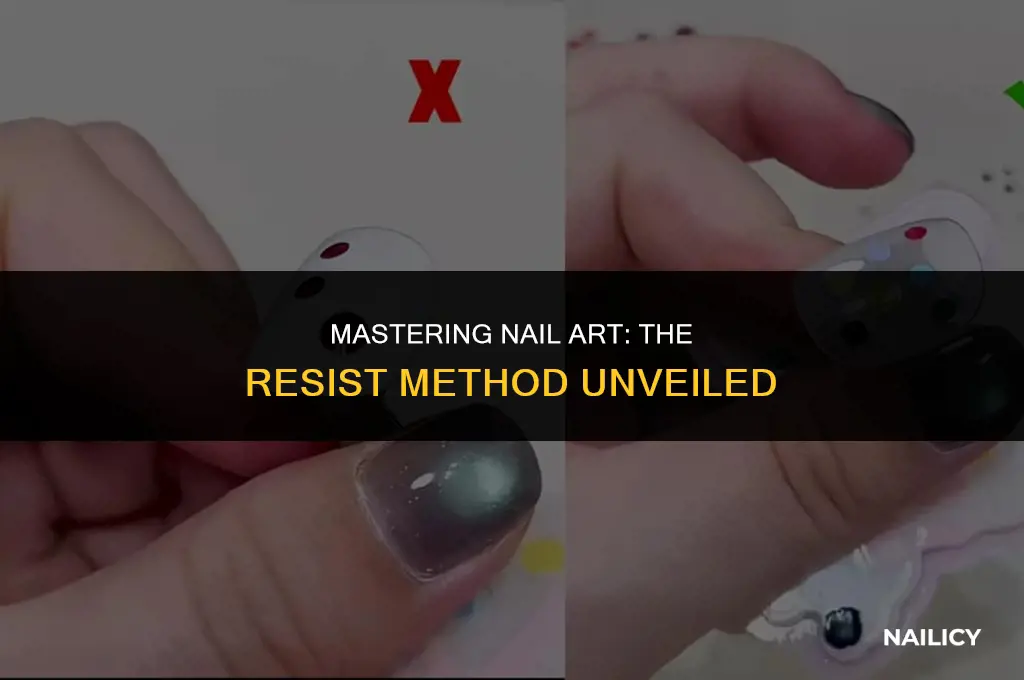 how to nail art using resist method