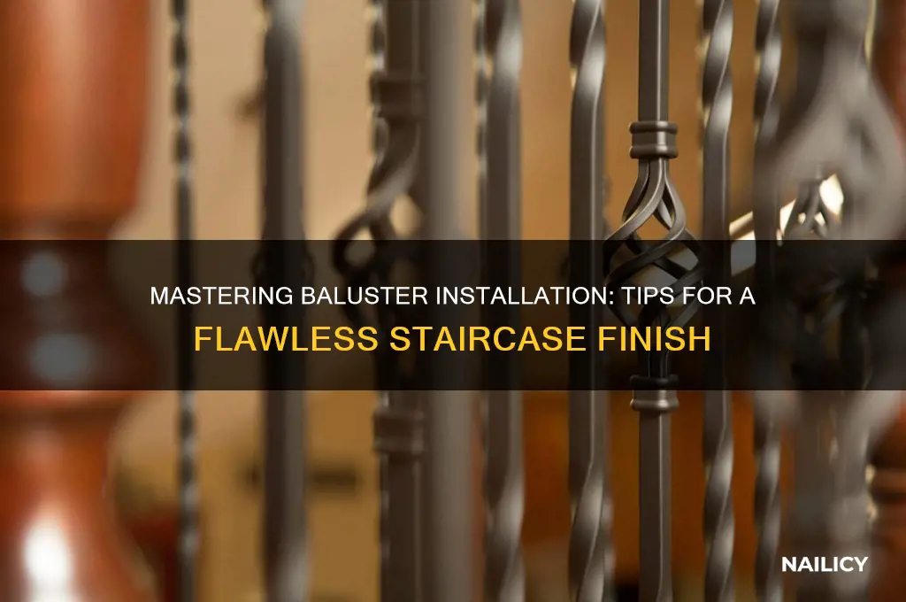 how to nail balusters