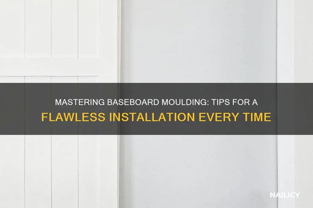 how to nail baseboard moulding