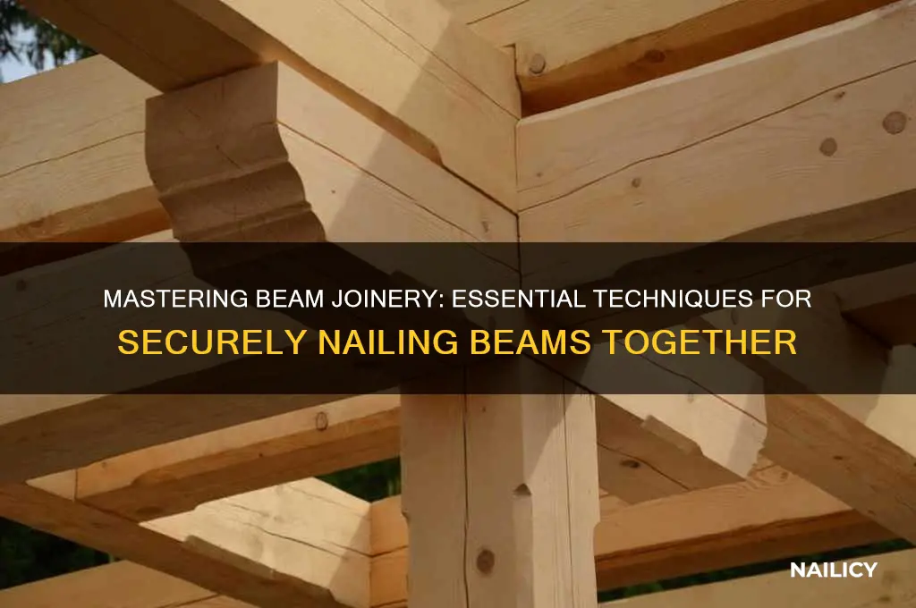 how to nail beams together