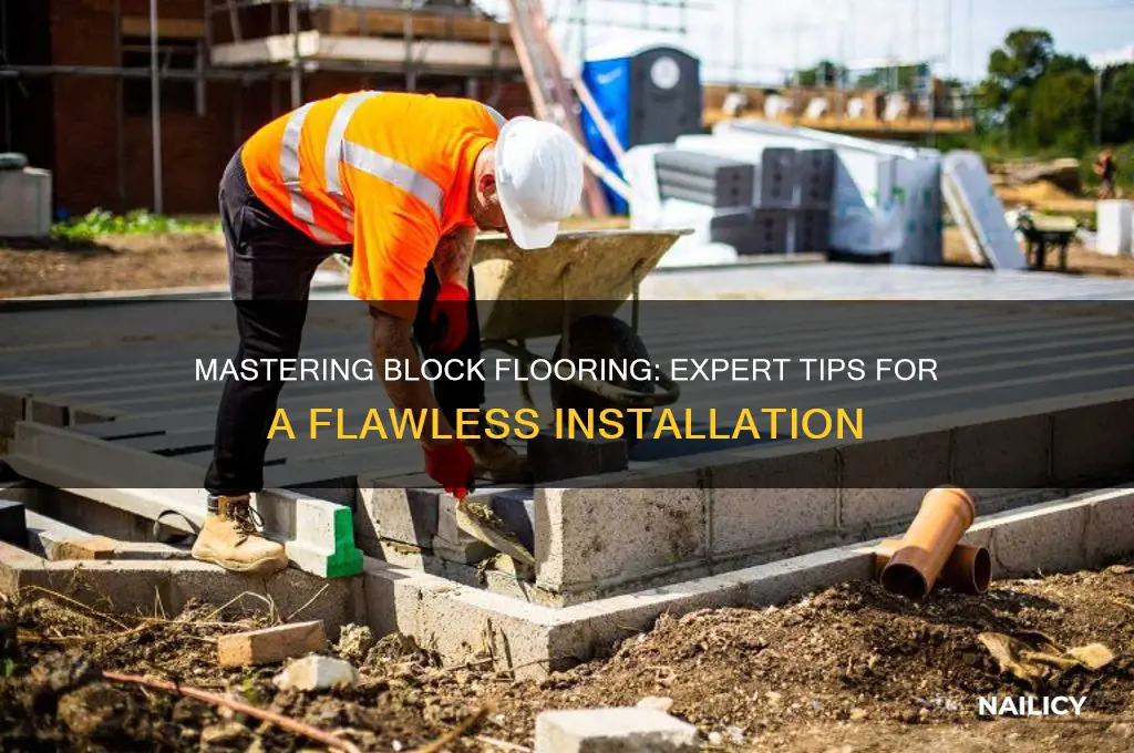 how to nail block flooring