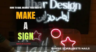 Mastering Sign Making: Easy Steps to Nail Boards Together Perfectly