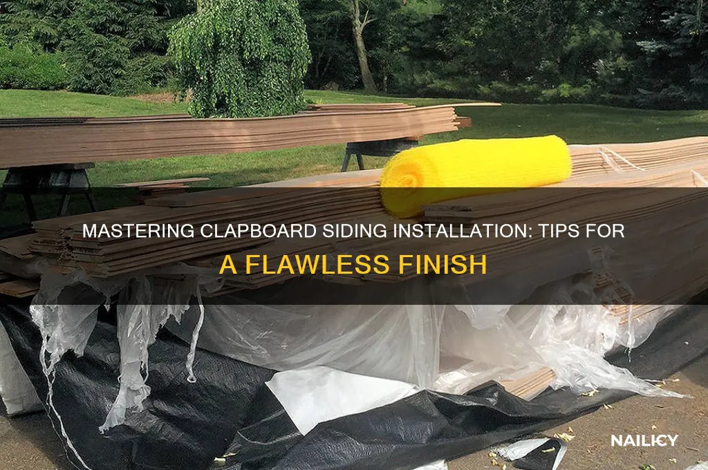 how to nail clapboard siding