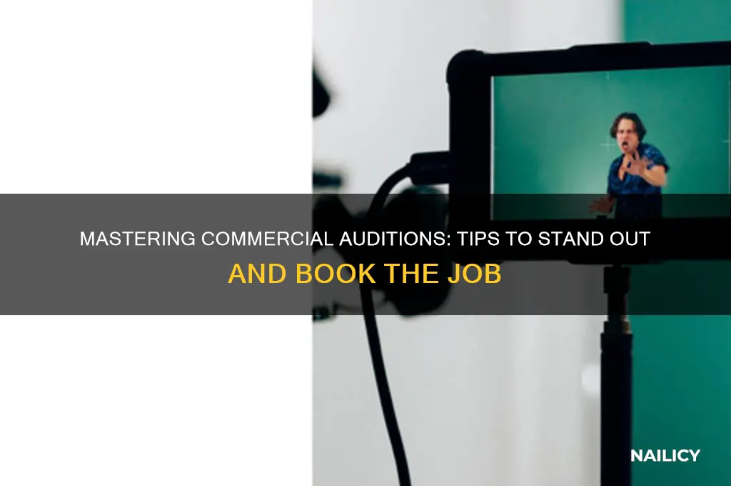 how to nail commercial audition