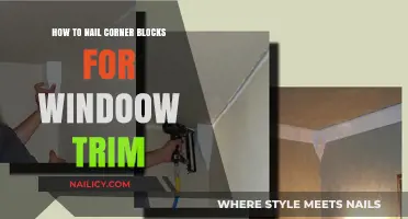 Nailing Corner Blocks: A Guide to Perfect Window Trim