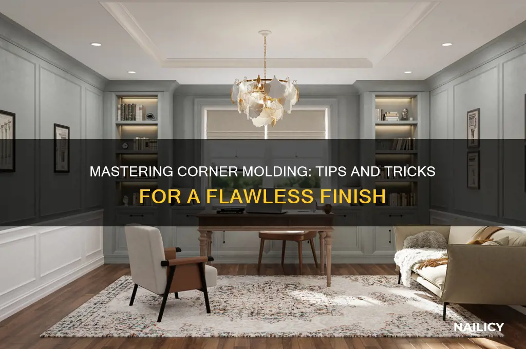 how to nail corner molding