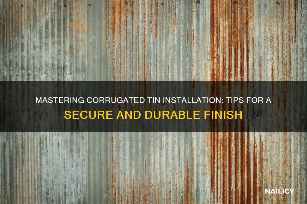 how to nail corrugated tin