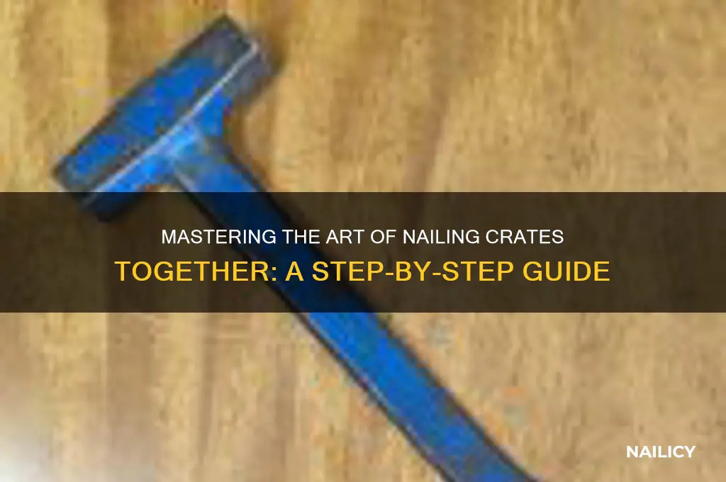 how to nail crates together