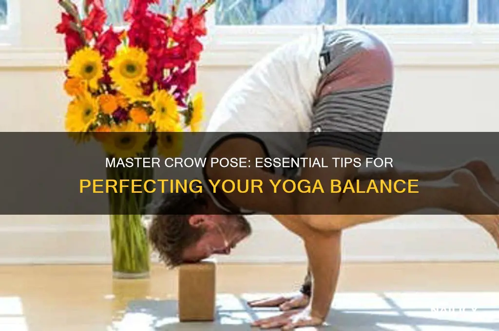 how to nail crow pose